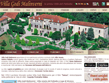 Tablet Screenshot of lecollinedelpalladio.com